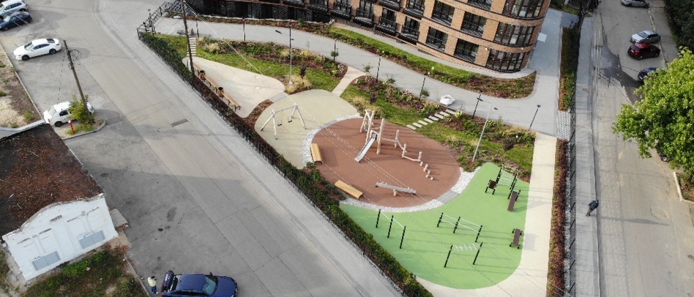 БЛАГОУСТРОЙСТВО клубный дом на ярославской